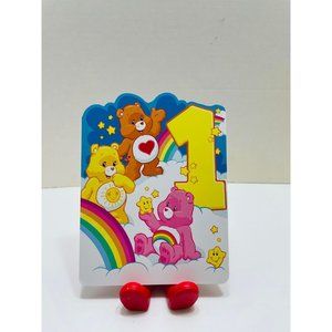 American Greetings Care Bears Colorful Rainbow For a 1 Yr Old  Birthday Card